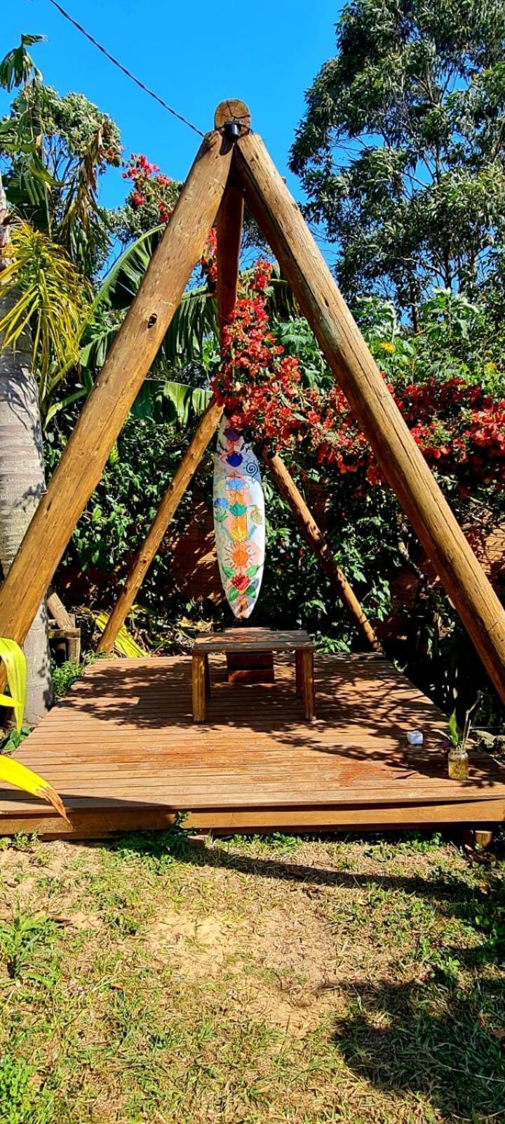 Praia Do Rosa Hostel Bagian luar foto